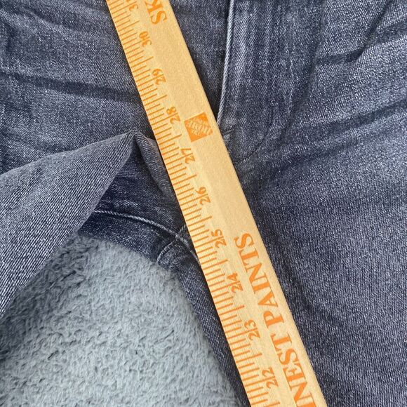 AYR The Bomb Pop Jeans Straight Leg W25 L27 in Palladium Wash Black Fray Hem - Picture 7 of 11